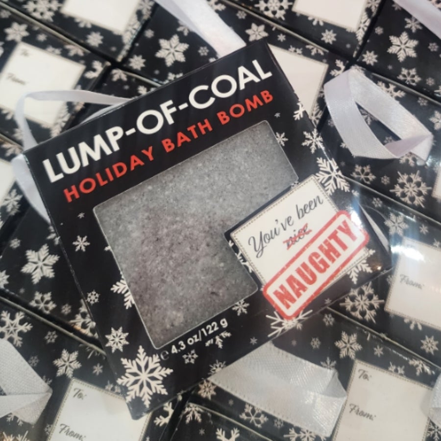 Lump of Coal Bath Bomb Farm Charm